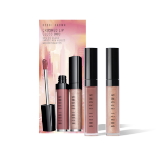 Crushed Lip Gloss Duo, Crushed Oil-Infused Gloss - Force of Nature<br>Crushed-Oil Infused Gloss - Bare Sparkle, 2 x 6ml