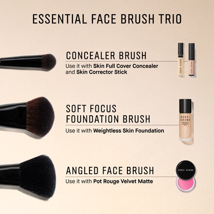 Essential Face Brush Trio 